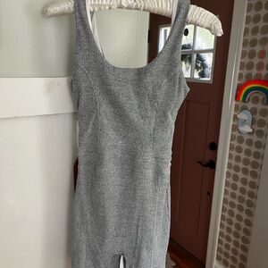 NWOT Year of Ours Gray Ribbed Jumpsuit - M